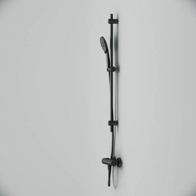 Ručná sprchová súprava AM.PM X-Joy F428XA46 s termostatickou sprchovou batériou, čierna