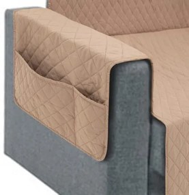 Poťah na rohovú sedačku pravý PARIS béžový, 200 cm