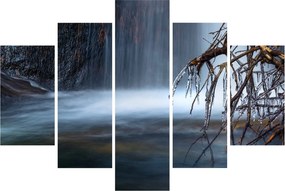 Obraz zimné lagúny (150x105 cm)