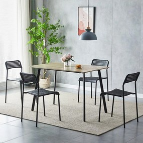 Jedálenský set 4x stolička + stôl Catini HALMSTAD