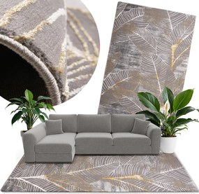 Koberec Diamond K4424G GOLD/GOLD Nicole rozmery koberec: 120x170 cm