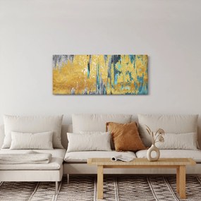 Obraz - Zlatý design (120x50 cm)