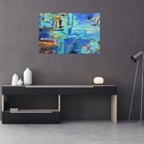 Obraz - Abstraktné olejomaľba (90x60 cm)