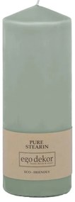 Tyrkysovomodrá sviečka Eco candles by Ego dekor Top, doba horenia 50 h