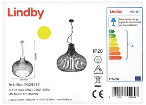 Lindby Lindby - Luster na lanku FRANCES 1xE27/60W/230V LW1062