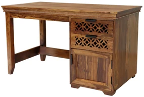 furniture-nabytek.cz - Drevený pracovný stôl z masívu palisander 130x70x76