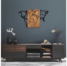 Asir Nástenná dekorácia 118x70 cm mapa drevo/kov 899SKL2303