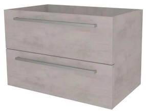 Mereo, Mereo Bino, kúpeľňová skrinka 61 cm, Multidecor, Chromix strieborný, MER-CN690SACST