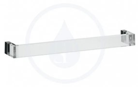 LAUFEN Kartell Držiak na uterák 450 mm – štandardné vyhotovenie, farba kryštál transparentná H3813310840001