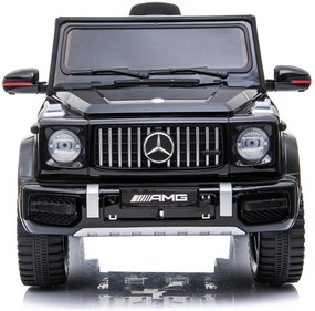 Detské elektrické autíčko na diaľkové ovládanie BestBerg BBCC-60B - Mercedes-Benz AMG G63 / od 3 rokov / nosnosť 25 kg / čierna