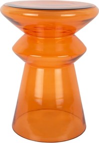 Sklenený okrúhly odkladací stolík ø 32 cm Amarre – Leitmotiv