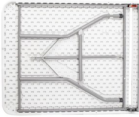 Skladací cateringový stôl 240 cm Springos GF0050 - biely