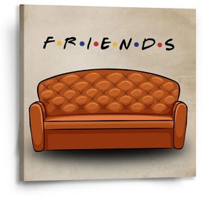 Sablio Obraz Seriál Priatelia FRIENDS Gauč - 50x50 cm