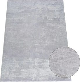BE Koberec Rabbit 62  GREY – sivý obdĺžnikový Rozmer: 40x60 cm