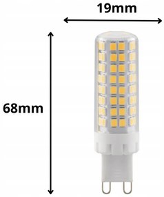 ECOLIGHT LED žiarovka G9 - 10W - 950lm - 6500k - studená biela