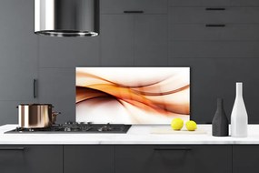 Sklenený obklad Do kuchyne Abstrakcie umenie vlny 120x60 cm