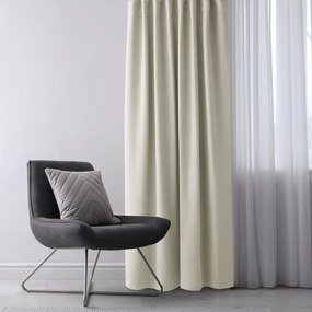 Krémovobiely zatemňovací záves 140x245 cm Eyelets – Restilo