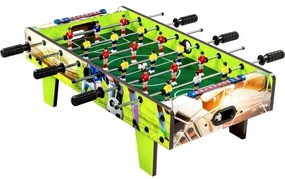 GamesPlanet® 70124 Mini stolný futbal s nožičkami, 70 x 37 x 25 cm, potlač