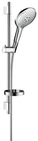 Hansgrohe Raindance Select S, sprchová súprava 150 3jet so sprchovou tyčou 65 cm a miskou, chrómová, HAN-27802000