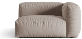 Béžový modul pohovky (pravý roh) Martina – Micadoni Home