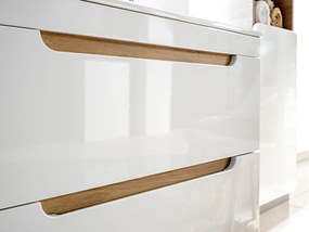 Comad Kúpeľňová skrinka pod umývadlo Aruba White 60 dub craft/biela