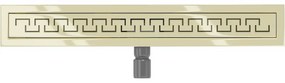 Mexen Flat M15 nerezový sprchový žľab  50 cm, zlatá, 1524050-15