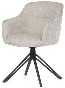 BONTEC Jedálenská stolička, béžová, látka, HC-533 CRM2 Farba: Béžová