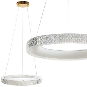 Toolight Toolight, LED stropné svietidlo 60cm MS002-CP, ružové zlato, OSW-09611