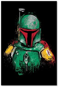 Gario Obraz na plátne Star Wars, lovec odmien Boba Fett - Dr.Monekers Rozmery: 40 x 60 cm