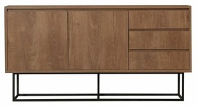 Skrinka Ruba Walnut and Black