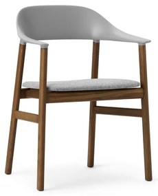 Stolička Herit Armchair Synergy – sivá/dymový dub