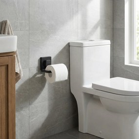 Držiak na toaletný papier Rea VACUUM čierny