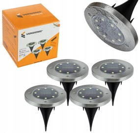 4x LED solárna lampa