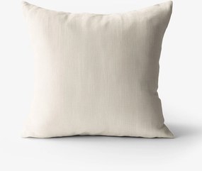 Goldea obliečka na vankúš z ľanovej zmesi - slonová kosť 50 x 70 cm