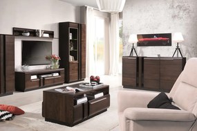 Komoda Porti 48 180 cm z masivu dub čokoládový