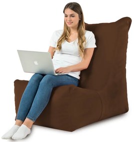 Moderné kreslo DISTINTO hnedá