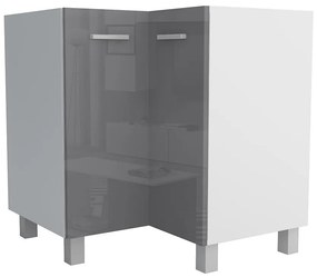 Kuchynská skrinka Lucjan 90/90 DN LUX čierna