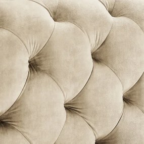 Posteľ 43256 180x200cm Modern Barock Zamat Champagner  - Komfort-nábytok
