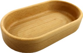 AMADEA Drevená miska ovál, masívne drevo, rozmer 22x12x4, 5 cm