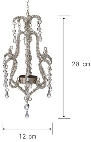 ROYAL HEIGHTS Luster pre čajovou sviečku