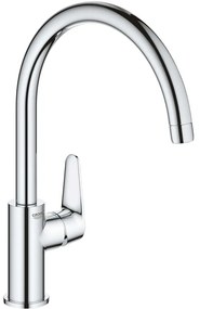 GROHE BauCurve páková drezová batéria, výška výtoku 207 mm, chróm, 31231001