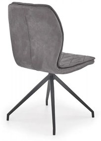 Jedálenská stolička Tifanny sivá