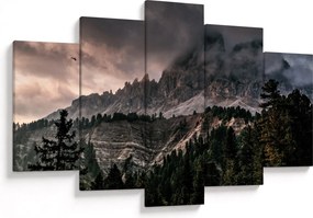 Obraz skalnatých hôr (150x105 cm)