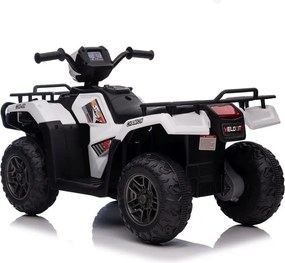LEAN CARS Štvorkolka na akumulátor JC915, biela