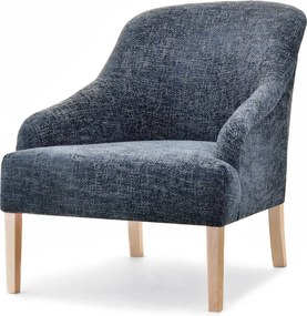 Relaxačné kreslo Roseile (sivá + dub). Akcia -20%. Vlastná spoľahlivá doprava až k Vám domov. 1136276