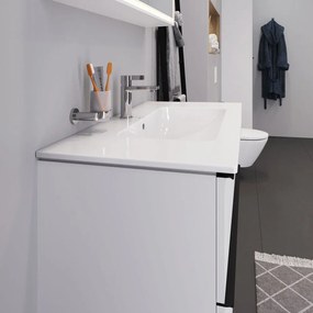 DURAVIT ME by Starck umývadlo do nábytku s otvorom, s prepadom, 1030 x 490 mm, biela matná, s povrchom WonderGliss, 23361032001