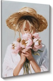 Obraz s ručne maľovanými prvkami 70x100 cm Estelle – Styler