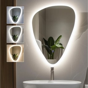 Brilagi - LED kúpeľňové zrkadlo GOCCIA LED/19W/230V 67x50 cm IP44 CRI 90 stmievateľné +CCT
