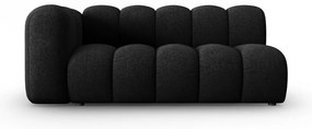 Čiernoantracitový modul pohovky (ľavý roh) Lupine – Micadoni Home