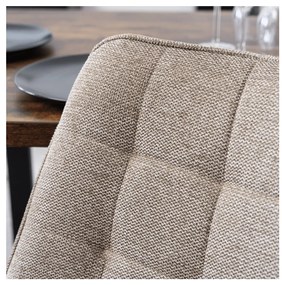 PROXIMA.store - Čalúnená jedálenska stolička RICK 2 FARBA: sivá, MATERIÁL: pletená